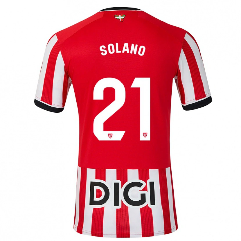 Danxen Kvinnor Bibiane Schulze-Solano #21 Röd Svart Vit Hemmatröja Matchtröjor 2026/27 Tröjor T-Tröja