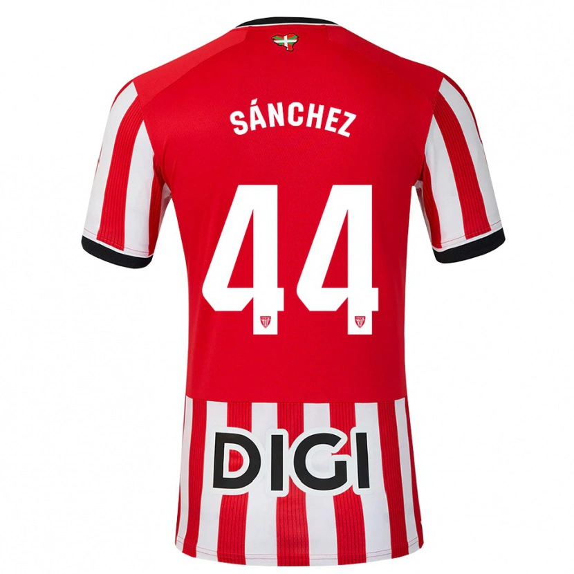 Danxen Kvinnor Selton Sánchez #44 Röd Svart Vit Hemmatröja Matchtröjor 2026/27 Tröjor T-Tröja