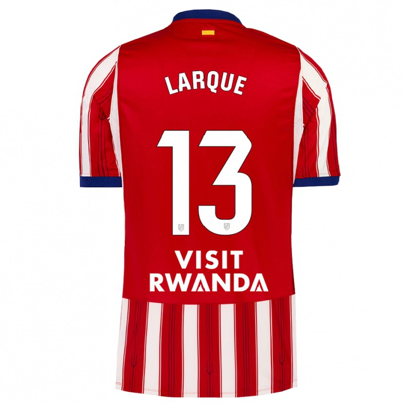 Danxen Kvinnor Patricia Larqué #13 Kunglig Blå Röd Vit Hemmatröja Matchtröjor 2026/27 Tröjor T-Tröja