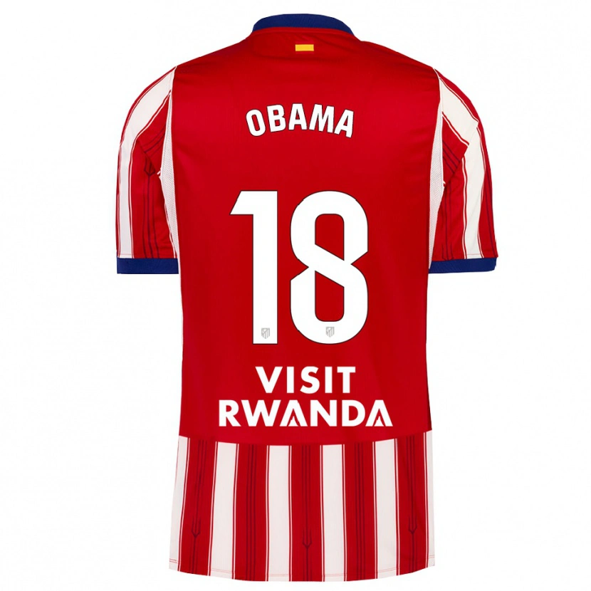 Danxen Kvinnor Gabriel Obama #18 Kunglig Blå Röd Vit Hemmatröja Matchtröjor 2026/27 Tröjor T-Tröja