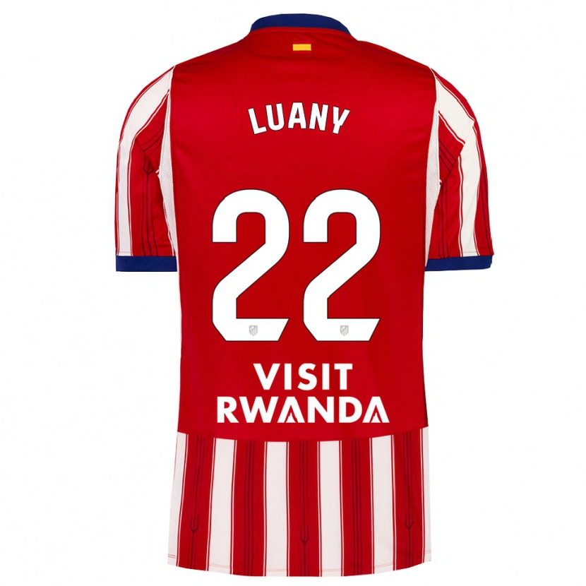 Danxen Kvinnor Luany Vitória Da Silva Rosa #22 Kunglig Blå Röd Vit Hemmatröja Matchtröjor 2026/27 Tröjor T-Tröja
