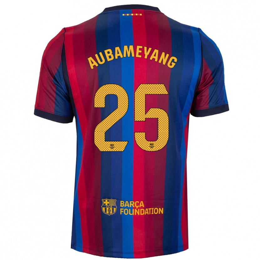 Danxen Kvinnor Pierre Emerick Aubameyang #25 Kunglig Blå Röd Gul Hemmatröja Matchtröjor 2026/27 Tröjor T-Tröja