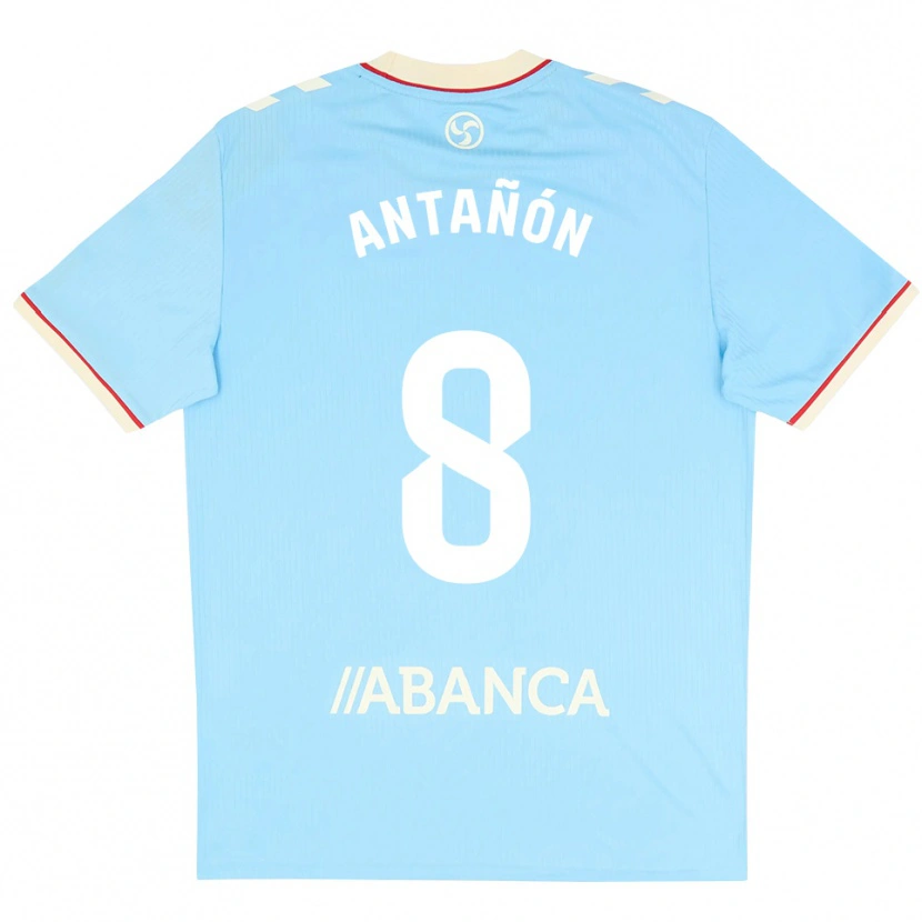 Danxen Kvinnor Andrés Antañón #8 Himmelblå Vit Röd Hemmatröja Matchtröjor 2026/27 Tröjor T-Tröja