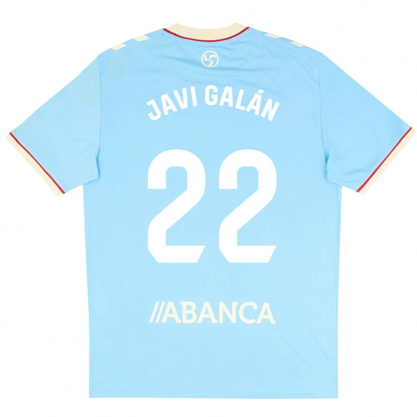 Danxen Kvinnor Javi Galán #22 Himmelblå Vit Röd Hemmatröja Matchtröjor 2026/27 Tröjor T-Tröja