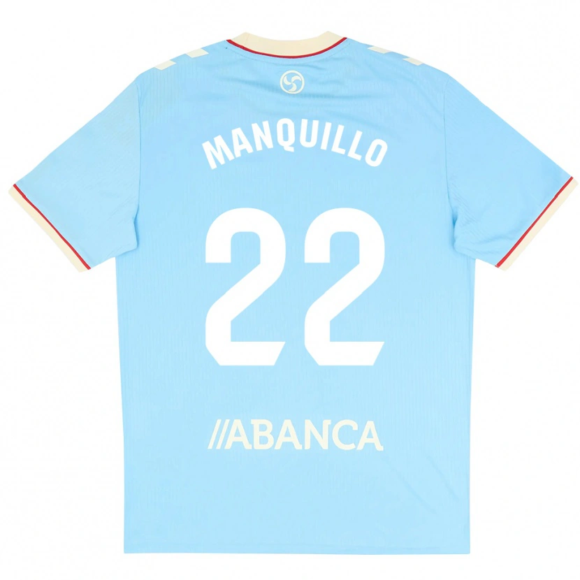 Danxen Kvinnor Javier Manquillo #22 Himmelblå Vit Röd Hemmatröja Matchtröjor 2026/27 Tröjor T-Tröja