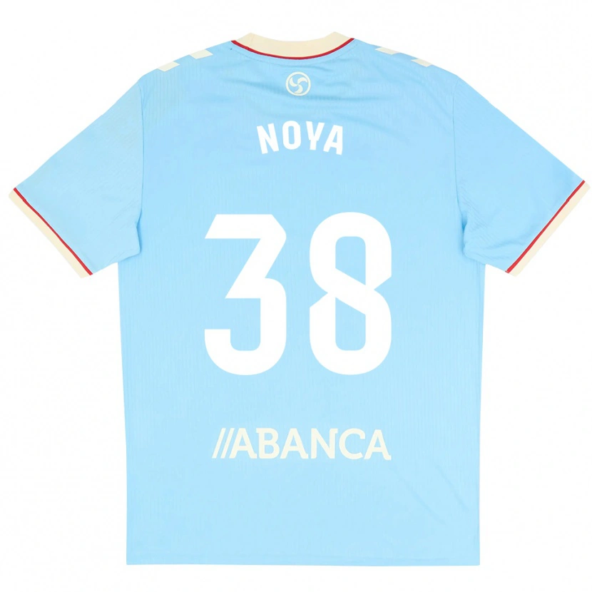 Danxen Kvinnor Dani Noya #38 Himmelblå Vit Röd Hemmatröja Matchtröjor 2026/27 Tröjor T-Tröja