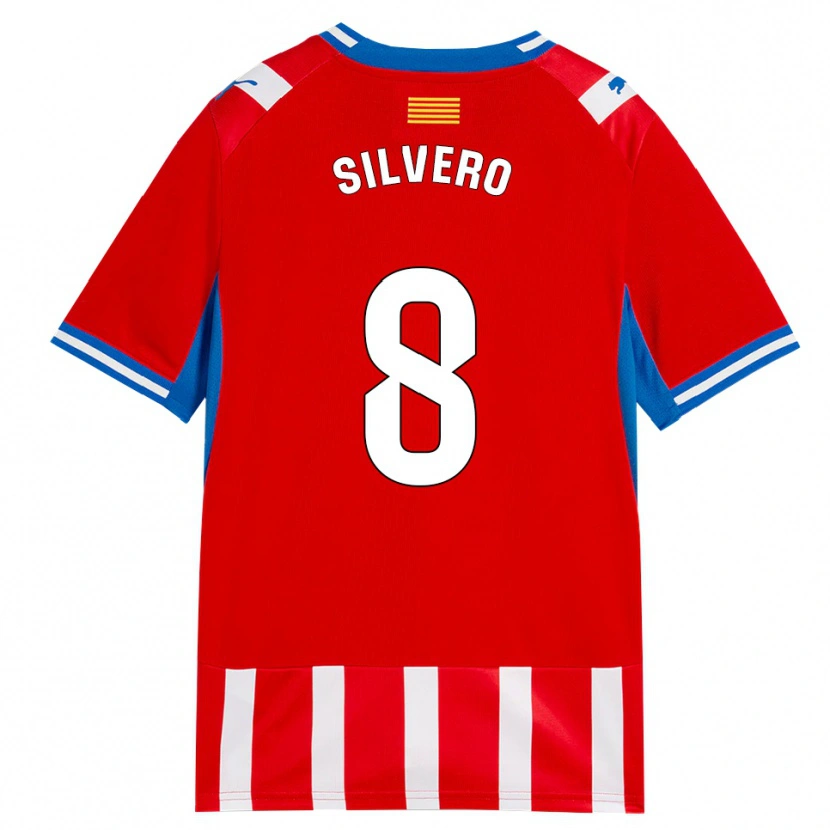 Danxen Kvinnor Pol Silvero #8 Röd Vit Himmelsblå Hemmatröja Matchtröjor 2026/27 Tröjor T-Tröja