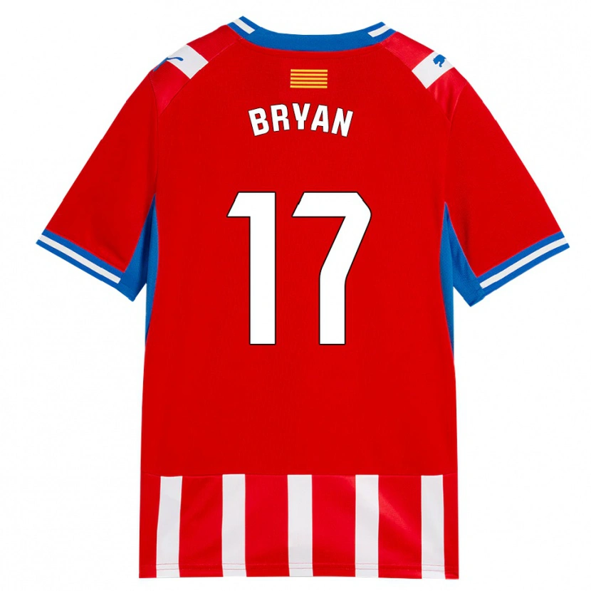 Danxen Kvinnor Bryan Gil #17 Röd Vit Himmelsblå Hemmatröja Matchtröjor 2026/27 Tröjor T-Tröja