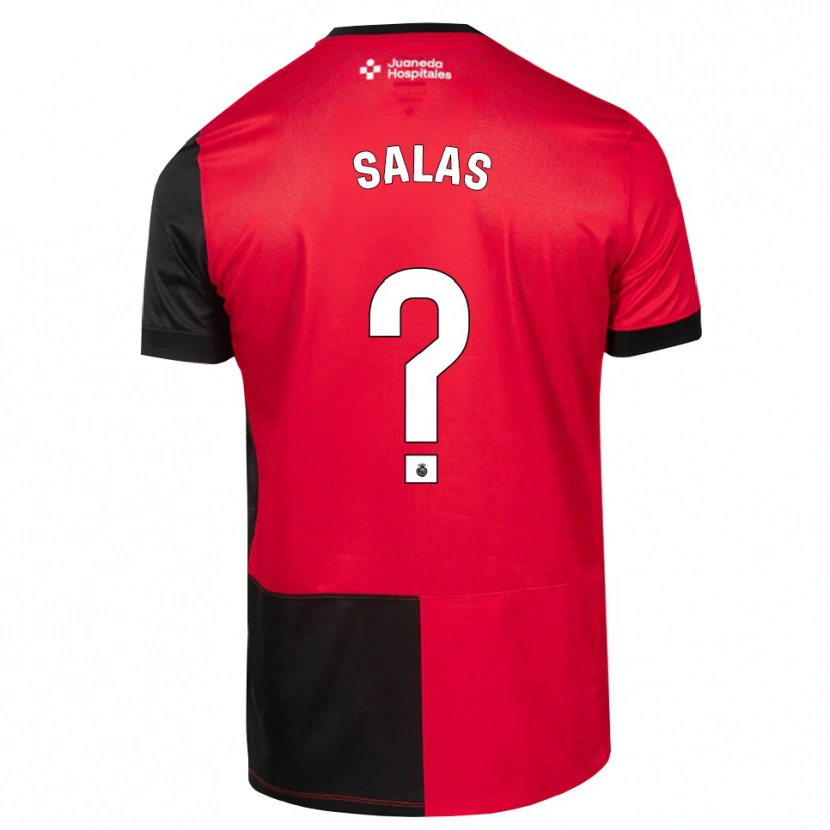 Danxen Kvinnor Gabriel Salas #0 Svart Röd Vit Hemmatröja Matchtröjor 2026/27 Tröjor T-Tröja