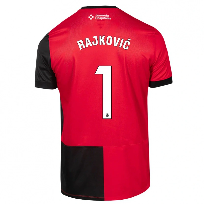 Danxen Kvinnor Predrag Rajkovic #1 Svart Röd Vit Hemmatröja Matchtröjor 2026/27 Tröjor T-Tröja