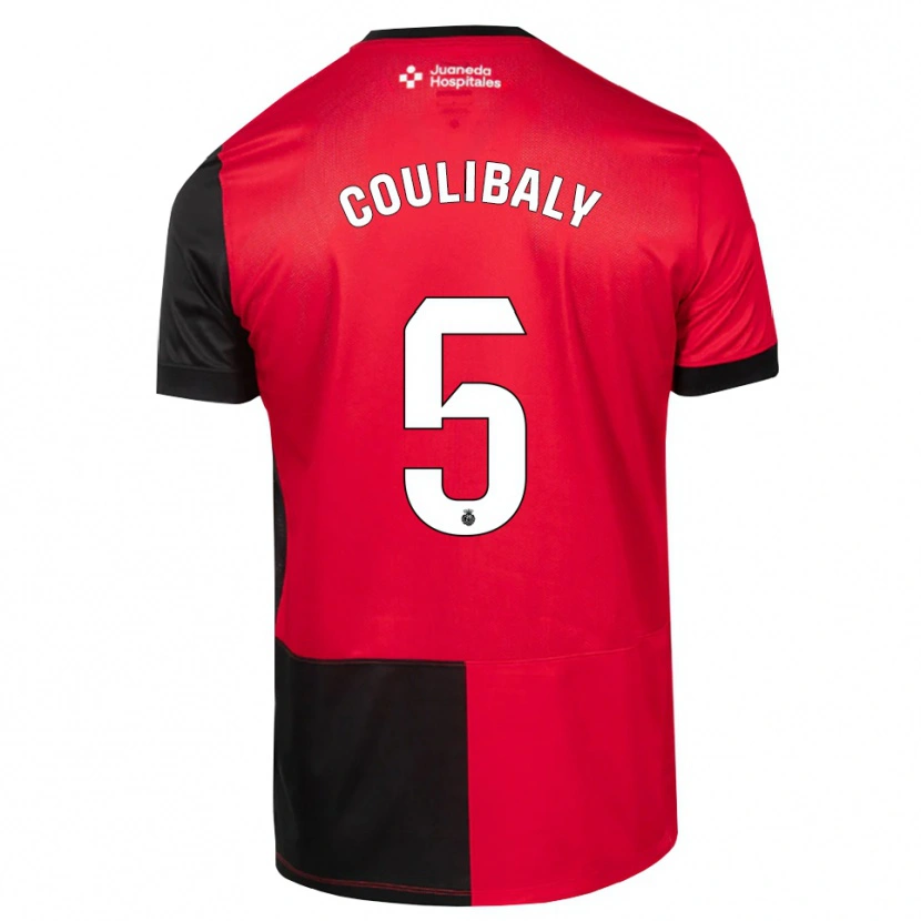 Danxen Kvinnor Habib Anas Coulibaly #5 Svart Röd Vit Hemmatröja Matchtröjor 2026/27 Tröjor T-Tröja
