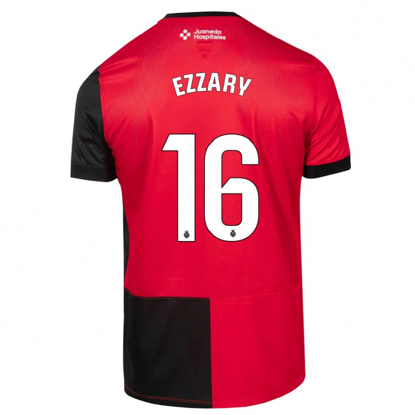 Danxen Kvinnor Ismael Ezzary #16 Svart Röd Vit Hemmatröja Matchtröjor 2026/27 Tröjor T-Tröja