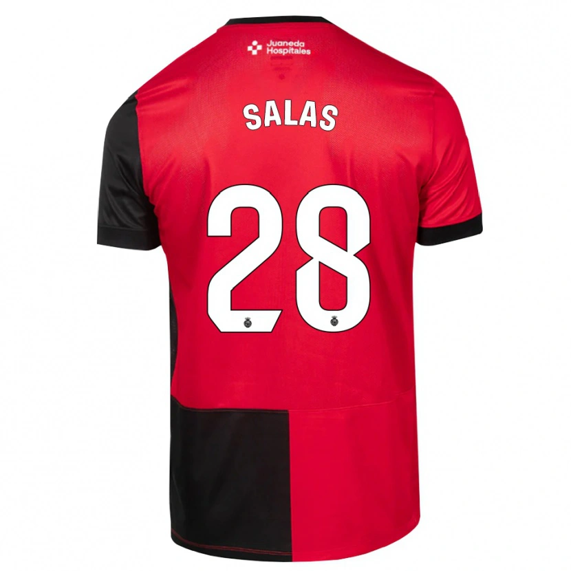 Danxen Kvinnor Jan Salas #28 Svart Röd Vit Hemmatröja Matchtröjor 2026/27 Tröjor T-Tröja
