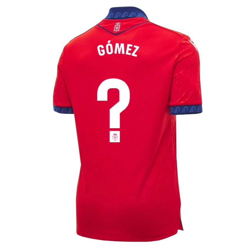 Danxen Kvinnor Alonso Gómez #0 Röd Marinblå Vit Hemmatröja Matchtröjor 2026/27 Tröjor T-Tröja