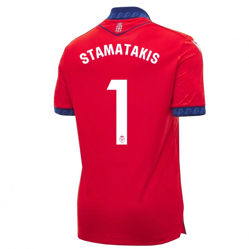 Danxen Kvinnor Dimitrios Stamatakis #1 Röd Marinblå Vit Hemmatröja Matchtröjor 2026/27 Tröjor T-Tröja