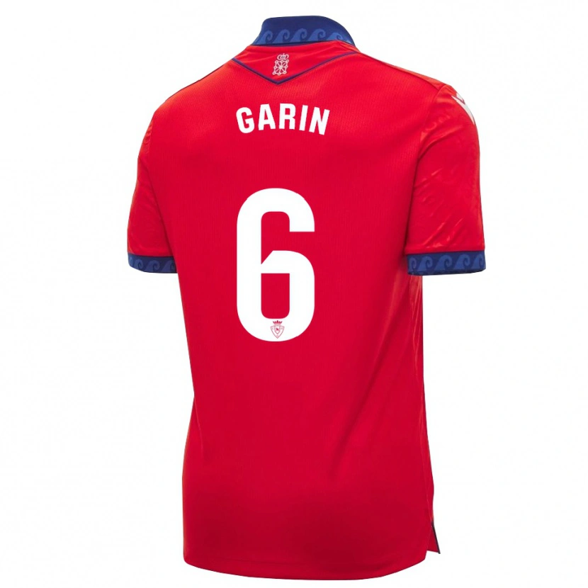 Danxen Kvinnor Xabi Garin #6 Röd Marinblå Vit Hemmatröja Matchtröjor 2026/27 Tröjor T-Tröja