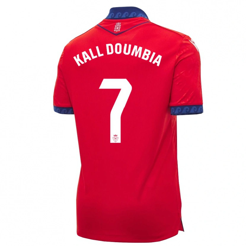 Danxen Kvinnor Aly Kall Doumbia #7 Röd Marinblå Vit Hemmatröja Matchtröjor 2026/27 Tröjor T-Tröja