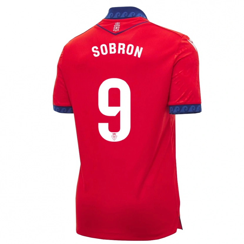 Danxen Kvinnor Carmen Sobrón Olarte #9 Röd Marinblå Vit Hemmatröja Matchtröjor 2026/27 Tröjor T-Tröja
