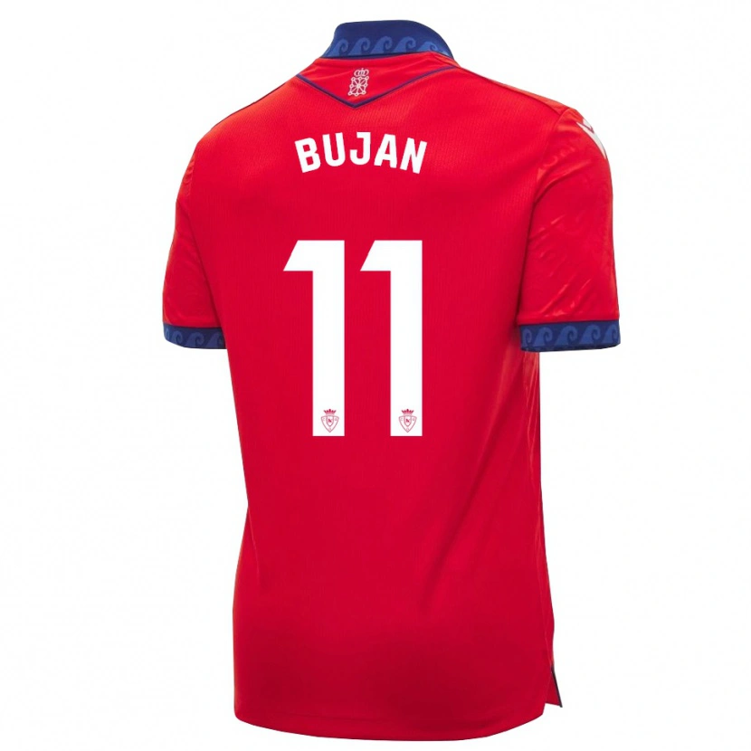 Danxen Kvinnor Unai Buján #11 Röd Marinblå Vit Hemmatröja Matchtröjor 2026/27 Tröjor T-Tröja