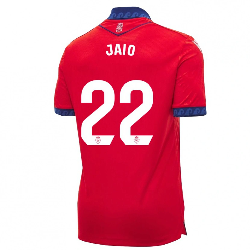 Danxen Kvinnor Jaione Larraiotz Senosiain #22 Röd Marinblå Vit Hemmatröja Matchtröjor 2026/27 Tröjor T-Tröja