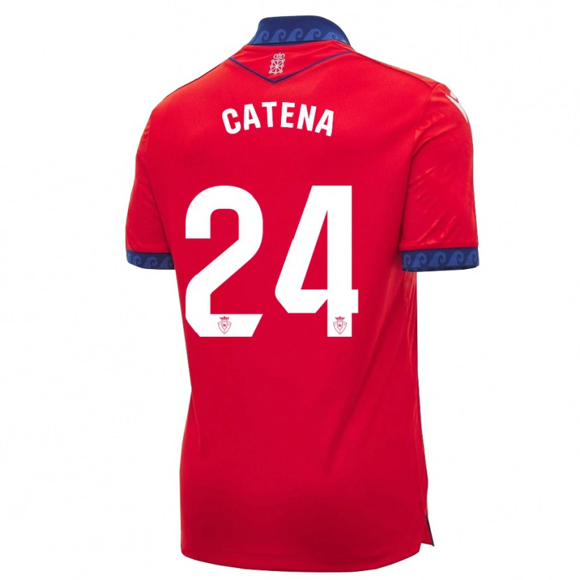 Danxen Kvinnor Alejandro Catena #24 Röd Marinblå Vit Hemmatröja Matchtröjor 2026/27 Tröjor T-Tröja