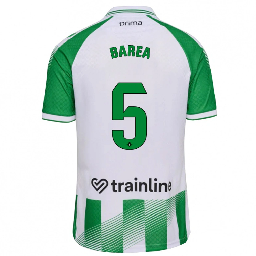 Danxen Kvinnor Ismael Barea #5 Ljusgrön Svart Vit Hemmatröja Matchtröjor 2026/27 Tröjor T-Tröja