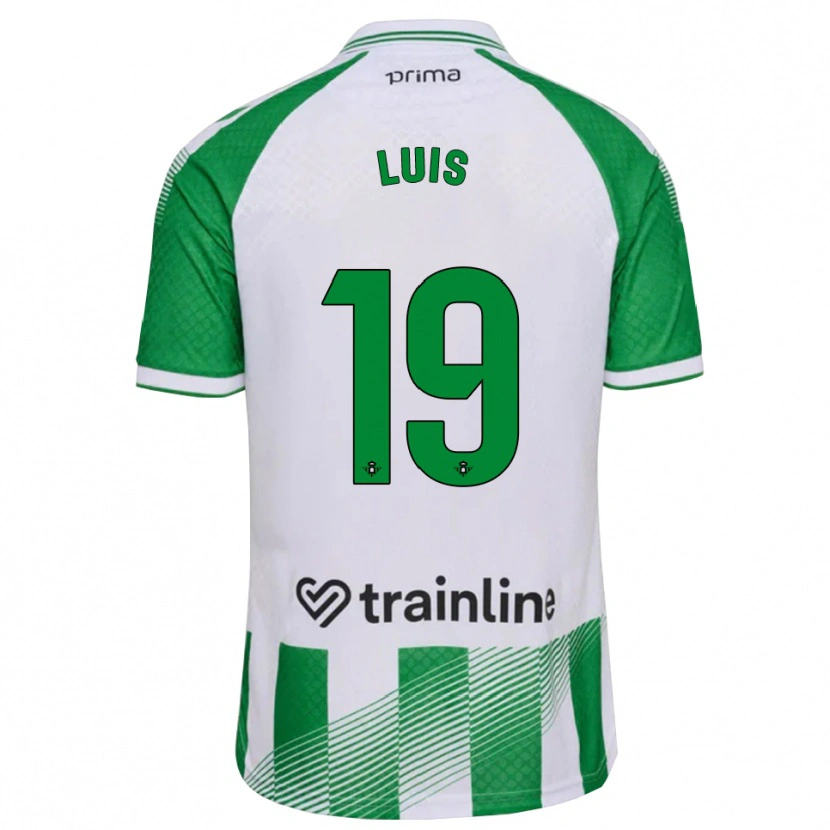 Danxen Kvinnor Jorge Luis #19 Ljusgrön Svart Vit Hemmatröja Matchtröjor 2026/27 Tröjor T-Tröja