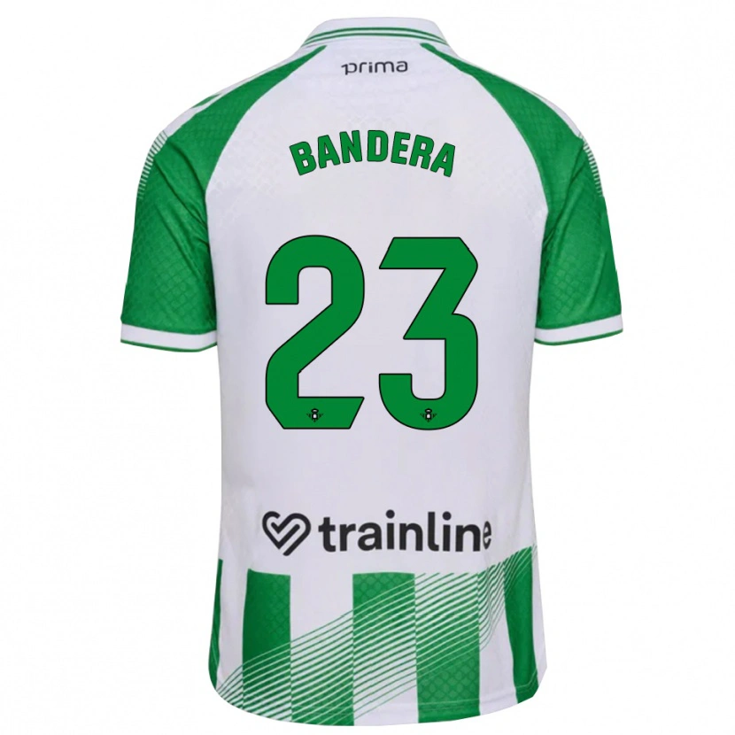 Danxen Kvinnor Kenta Bandera #23 Ljusgrön Svart Vit Hemmatröja Matchtröjor 2026/27 Tröjor T-Tröja