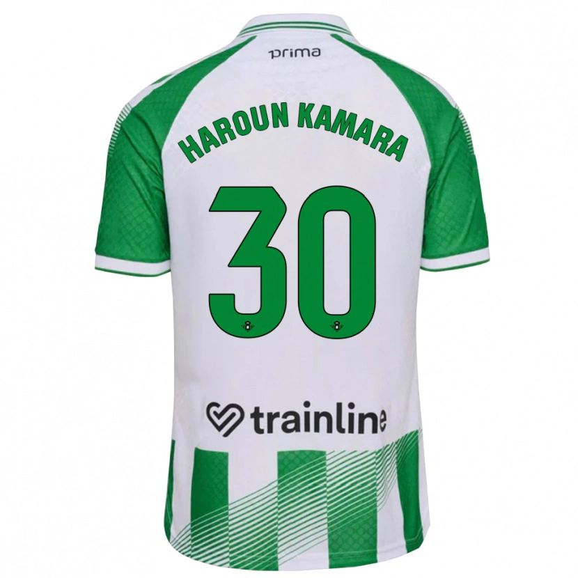 Danxen Kvinnor Miguel Haroun Kamara #30 Ljusgrön Svart Vit Hemmatröja Matchtröjor 2026/27 Tröjor T-Tröja