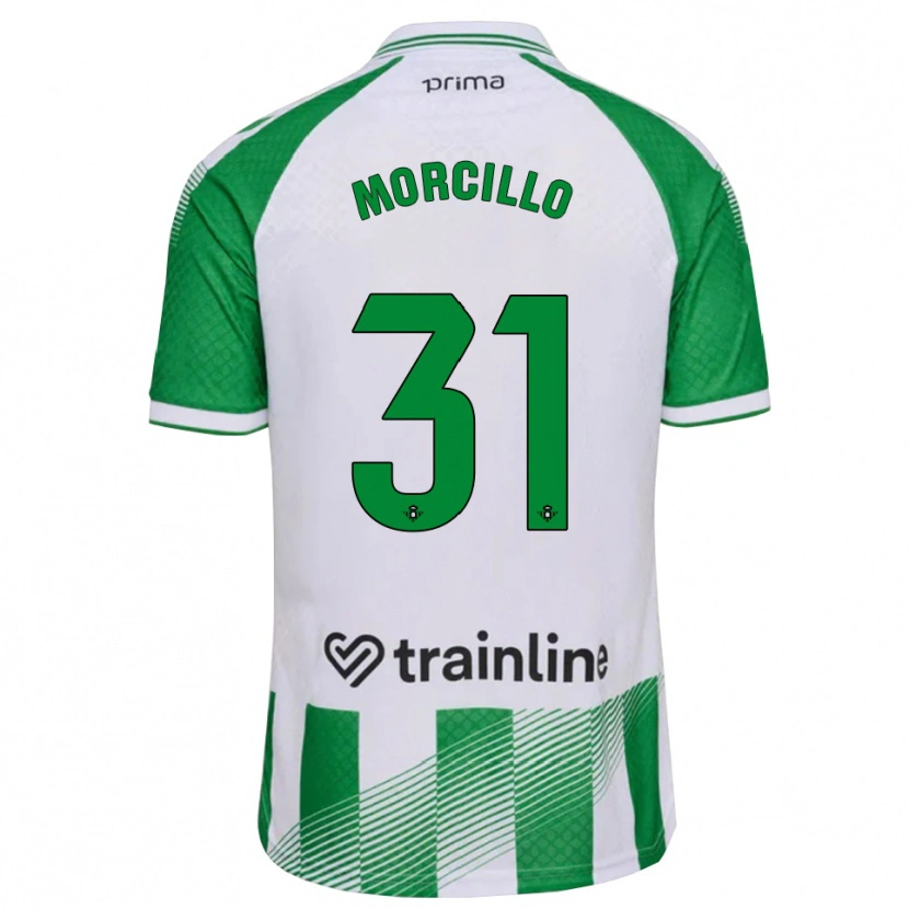 Danxen Kvinnor Ana Morcillo #31 Ljusgrön Svart Vit Hemmatröja Matchtröjor 2026/27 Tröjor T-Tröja