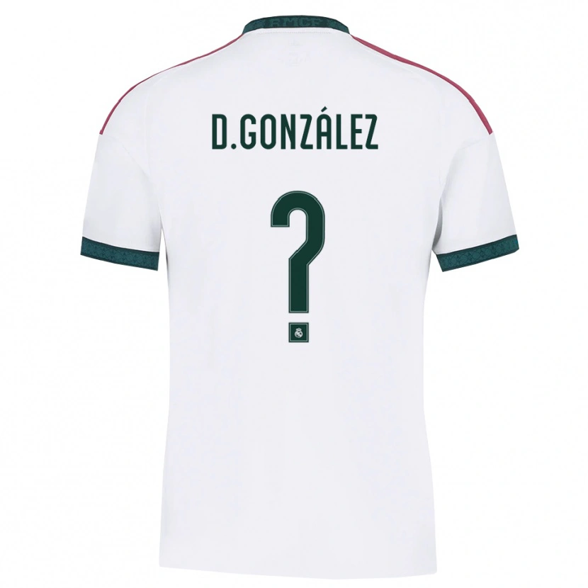 Danxen Kvinnor Daniel González #0 Mörkgrön Vit Röd Hemmatröja Matchtröjor 2026/27 Tröjor T-Tröja