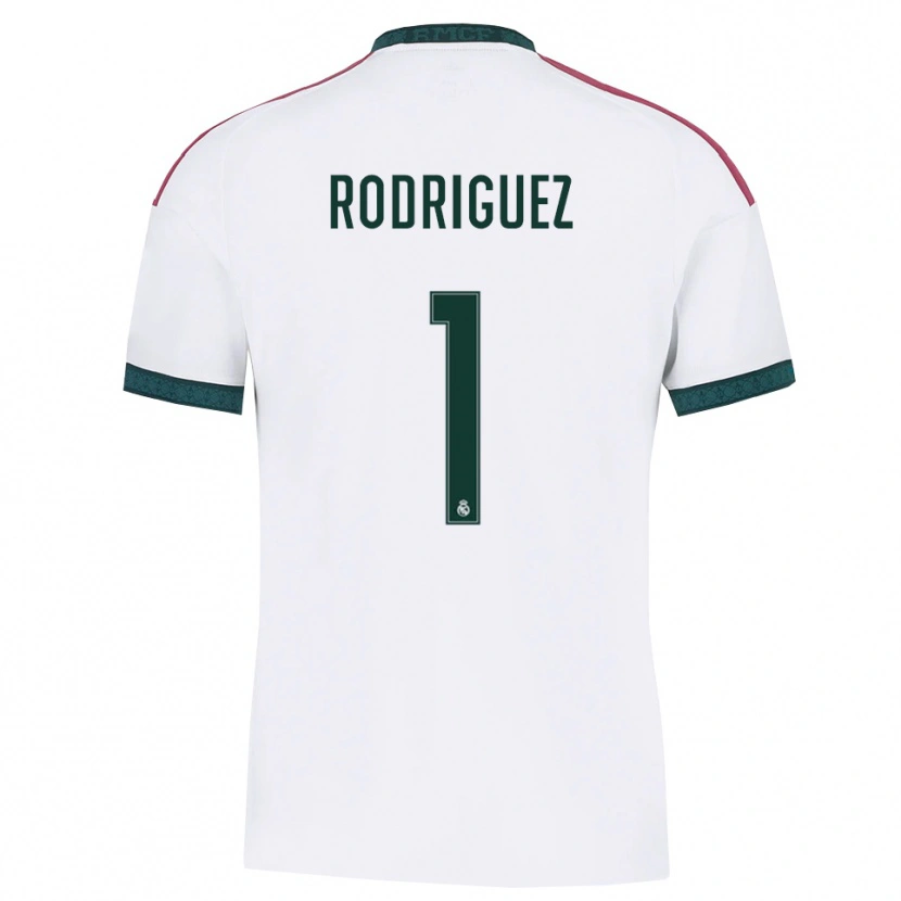 Danxen Kvinnor Misa Rodriguez #1 Mörkgrön Vit Röd Hemmatröja Matchtröjor 2026/27 Tröjor T-Tröja