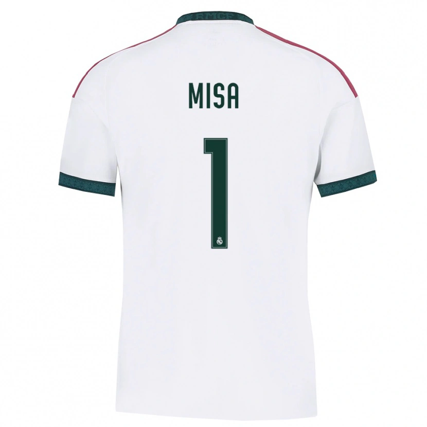 Danxen Kvinnor Misa Rodríguez #1 Mörkgrön Vit Röd Hemmatröja Matchtröjor 2026/27 Tröjor T-Tröja