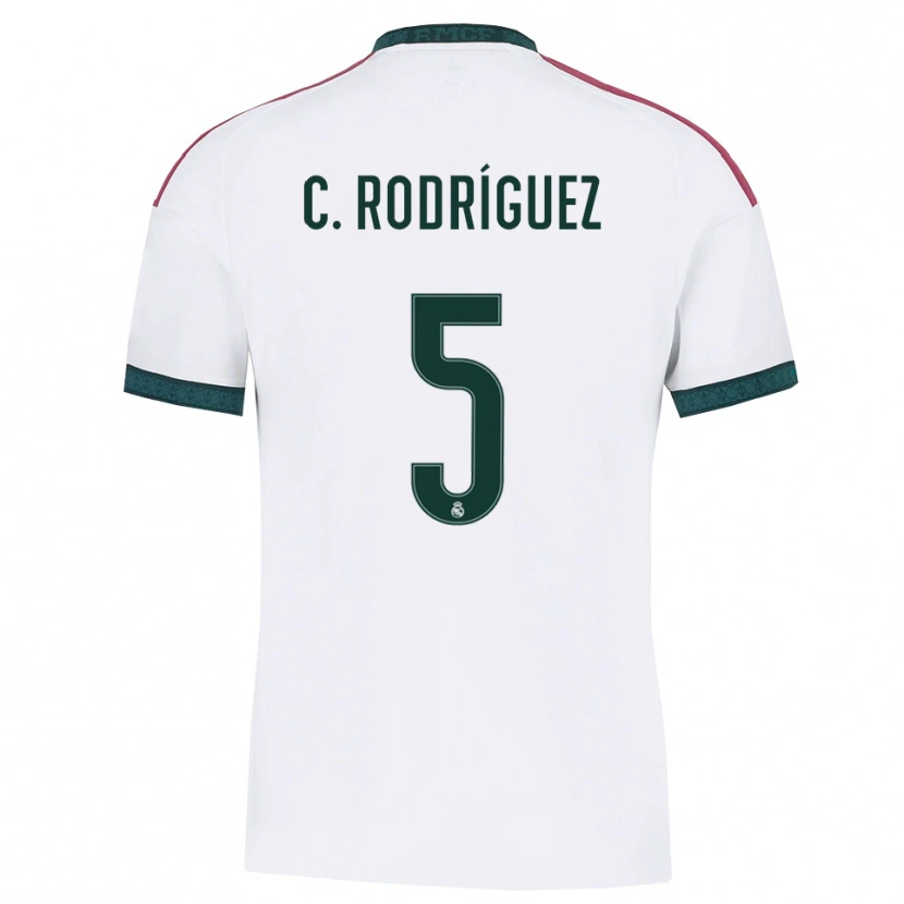 Danxen Kvinnor Carlos Rodríguez #5 Mörkgrön Vit Röd Hemmatröja Matchtröjor 2026/27 Tröjor T-Tröja