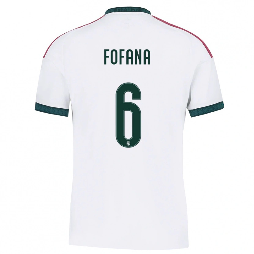 Danxen Kvinnor Cherif Fofana #6 Mörkgrön Vit Röd Hemmatröja Matchtröjor 2026/27 Tröjor T-Tröja