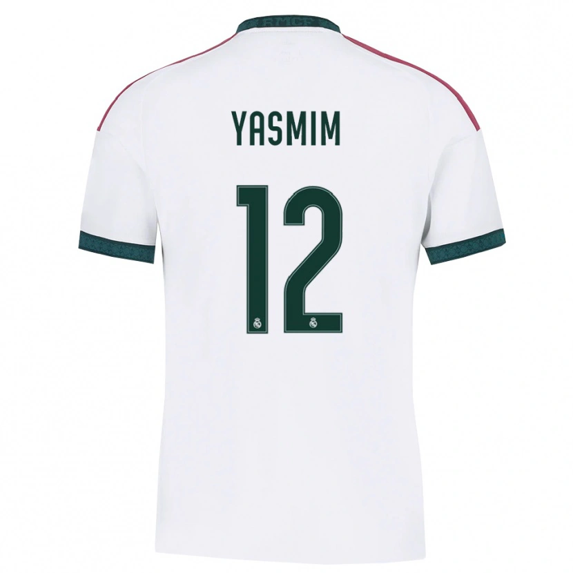 Danxen Kvinnor Yasmim Assis Ribeiro #12 Mörkgrön Vit Röd Hemmatröja Matchtröjor 2026/27 Tröjor T-Tröja