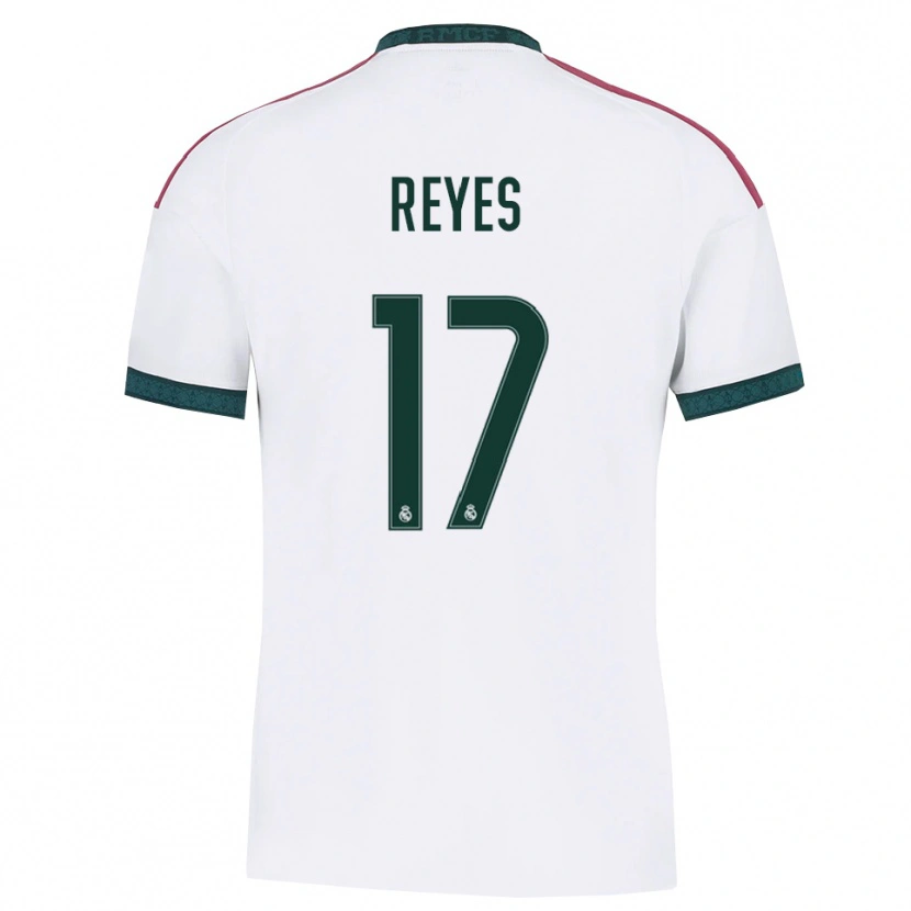Danxen Kvinnor José Reyes #17 Mörkgrön Vit Röd Hemmatröja Matchtröjor 2026/27 Tröjor T-Tröja