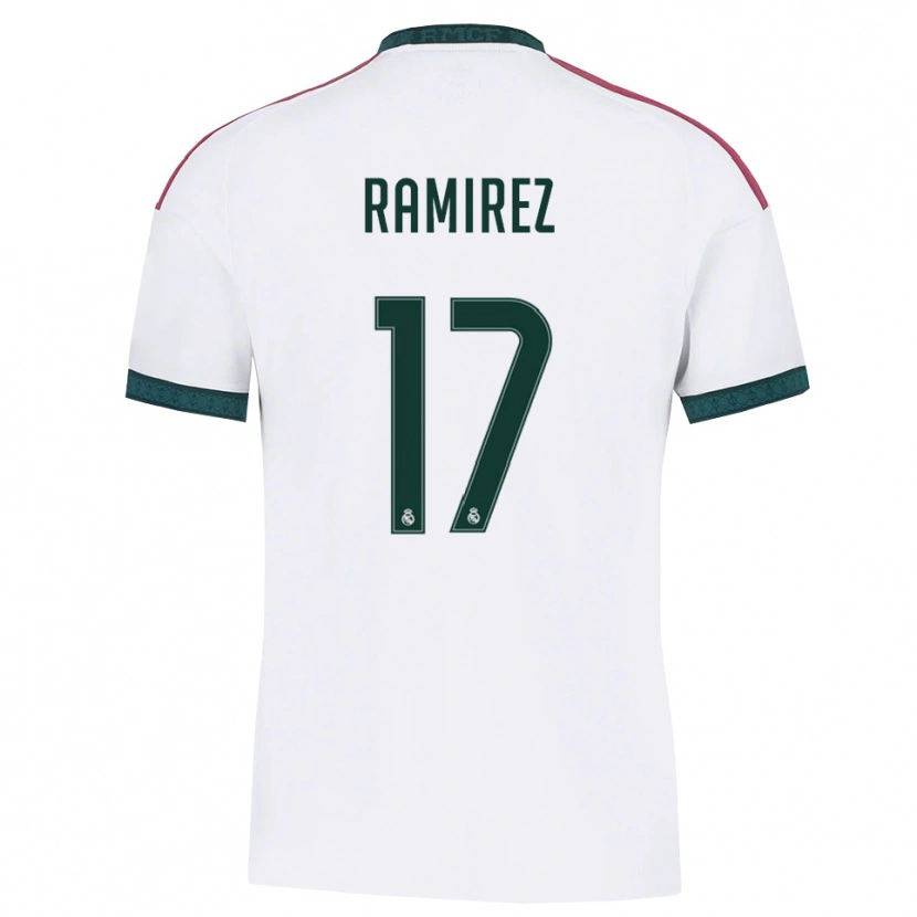 Danxen Kvinnor Darío Ramirez #17 Mörkgrön Vit Röd Hemmatröja Matchtröjor 2026/27 Tröjor T-Tröja