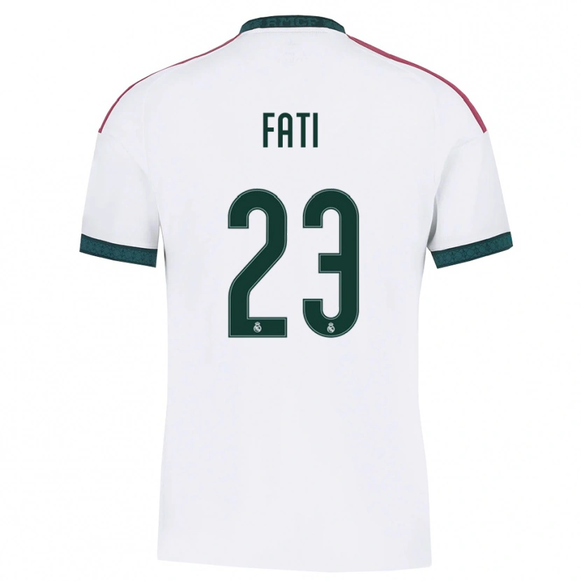 Danxen Kvinnor Lamini Fati #23 Mörkgrön Vit Röd Hemmatröja Matchtröjor 2026/27 Tröjor T-Tröja