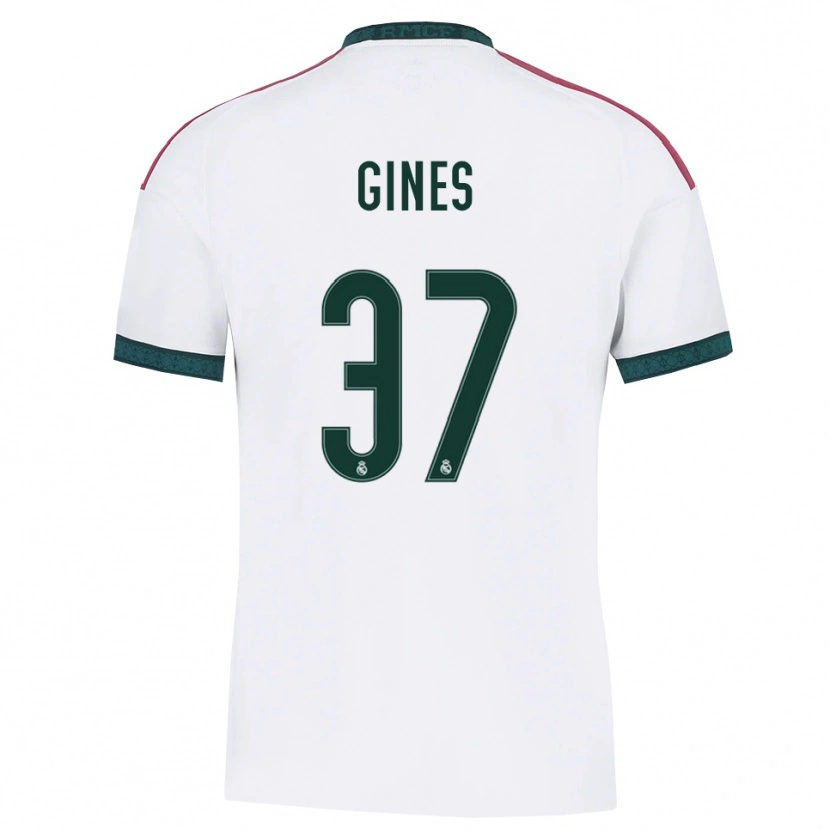 Danxen Kvinnor Álvaro Ginés #37 Mörkgrön Vit Röd Hemmatröja Matchtröjor 2026/27 Tröjor T-Tröja