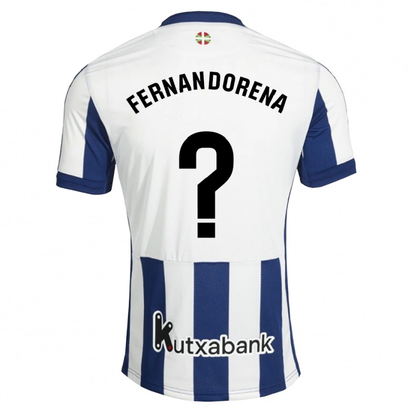 Danxen Kvinnor Alex Fernandorena #0 Marinblå Vit Guldbrun Hemmatröja Matchtröjor 2026/27 Tröjor T-Tröja