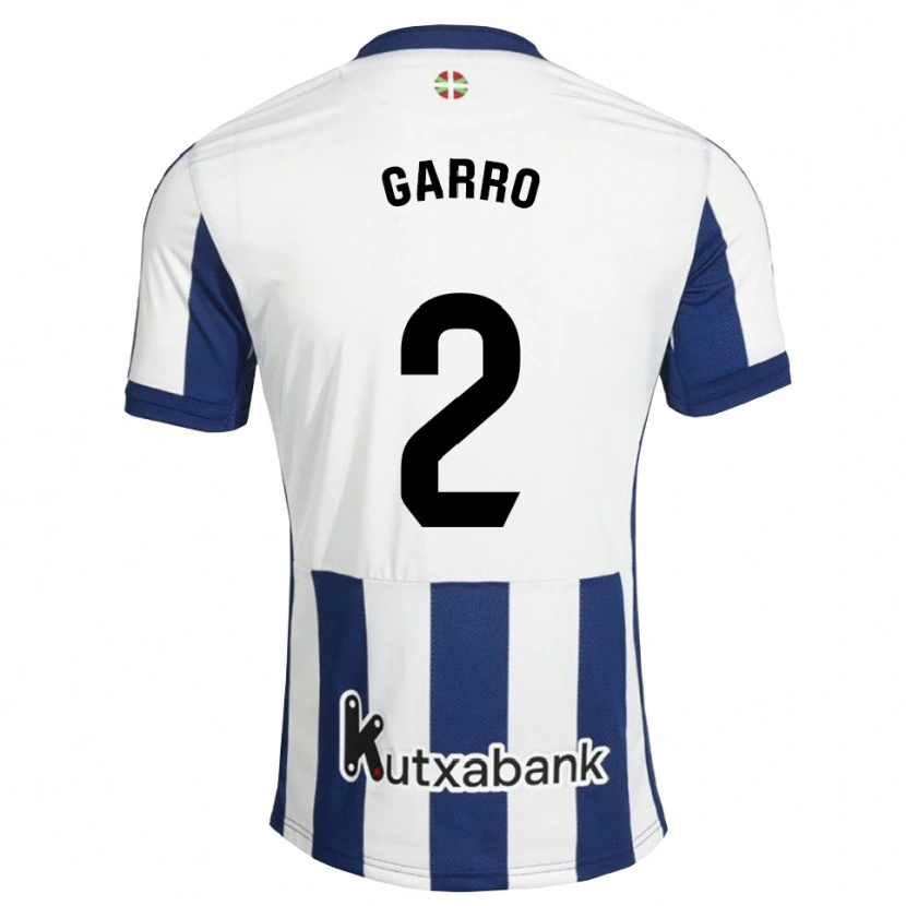 Danxen Kvinnor Jon Garro #2 Marinblå Vit Guldbrun Hemmatröja Matchtröjor 2026/27 Tröjor T-Tröja