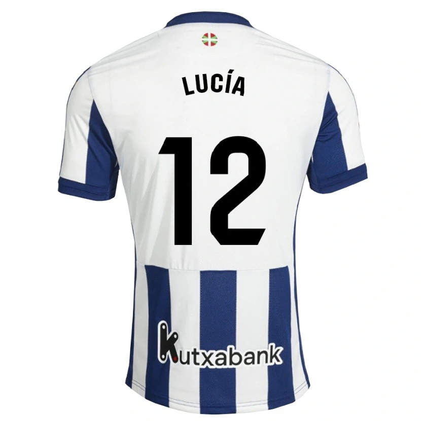 Danxen Kvinnor Lucía Rodríguez #12 Marinblå Vit Guldbrun Hemmatröja Matchtröjor 2026/27 Tröjor T-Tröja