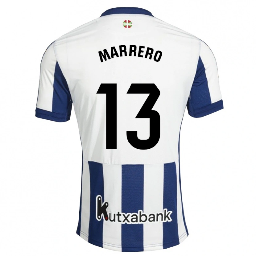 Danxen Kvinnor Unai Marrero #13 Marinblå Vit Guldbrun Hemmatröja Matchtröjor 2026/27 Tröjor T-Tröja