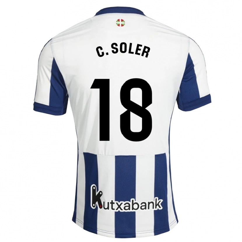 Danxen Kvinnor Carlos Soler #18 Marinblå Vit Guldbrun Hemmatröja Matchtröjor 2026/27 Tröjor T-Tröja
