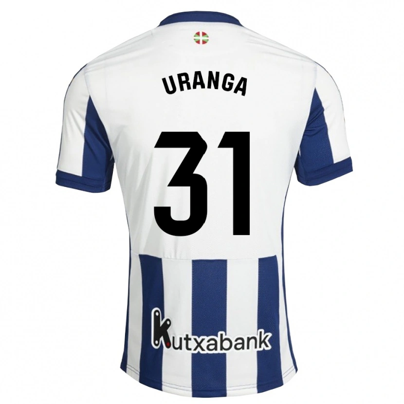 Danxen Kvinnor Haizea Uranga Agirre #31 Marinblå Vit Guldbrun Hemmatröja Matchtröjor 2026/27 Tröjor T-Tröja