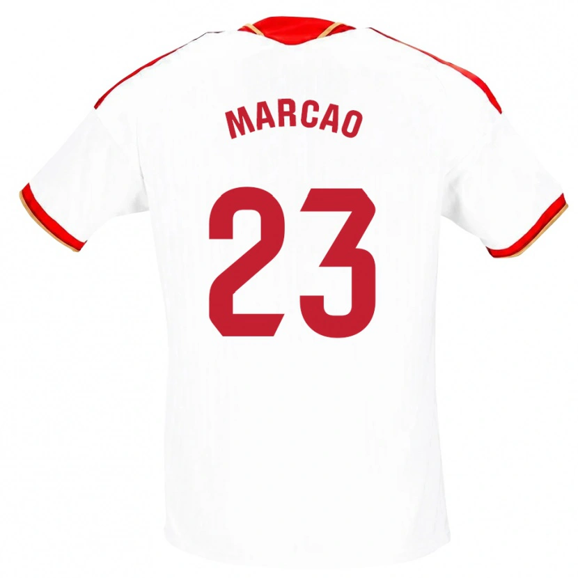 Danxen Kvinnor Marcão #23 Vit Röd Hemmatröja Matchtröjor 2026/27 Tröjor T-Tröja