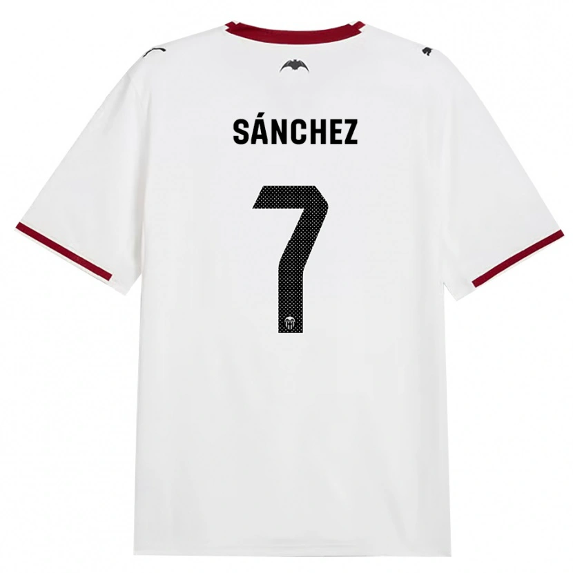 Danxen Kvinnor Dani Sánchez #7 Svart Vit Röd Gul Hemmatröja Matchtröjor 2026/27 Tröjor T-Tröja