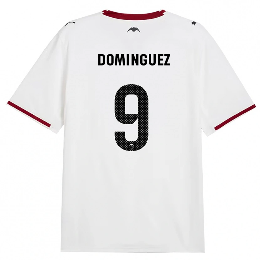 Danxen Kvinnor Mario Dominguez #9 Svart Vit Röd Gul Hemmatröja Matchtröjor 2026/27 Tröjor T-Tröja