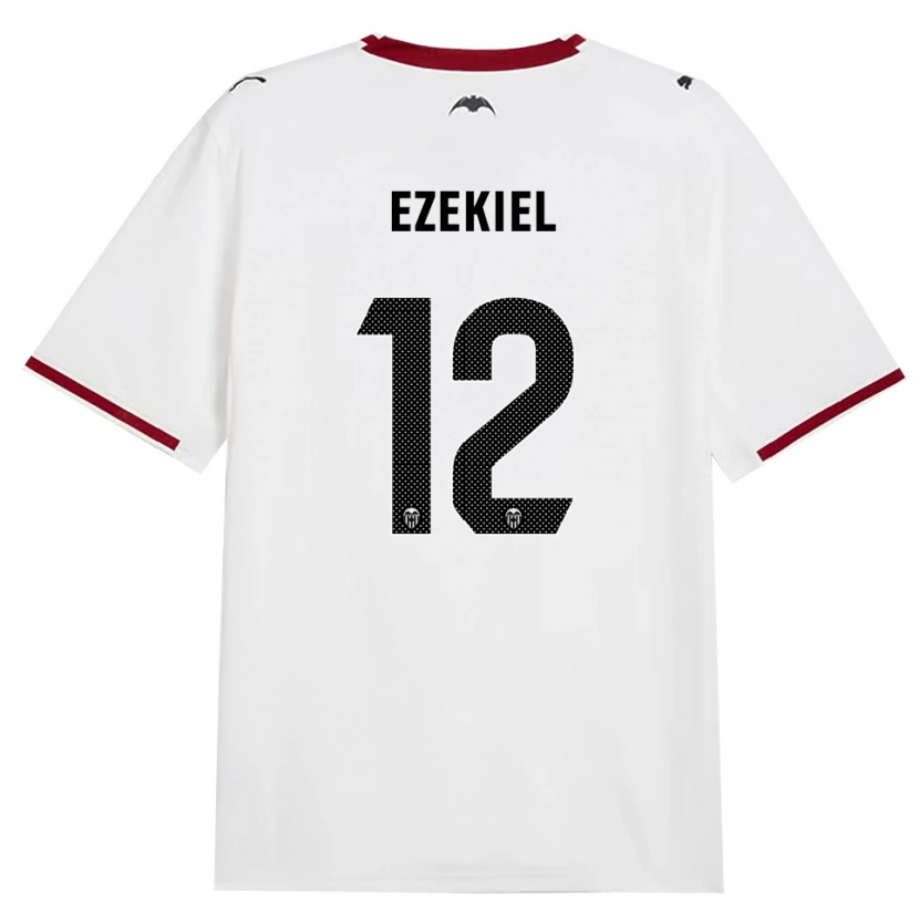 Danxen Kvinnor Ezekiel Montunrayo #12 Svart Vit Röd Gul Hemmatröja Matchtröjor 2026/27 Tröjor T-Tröja
